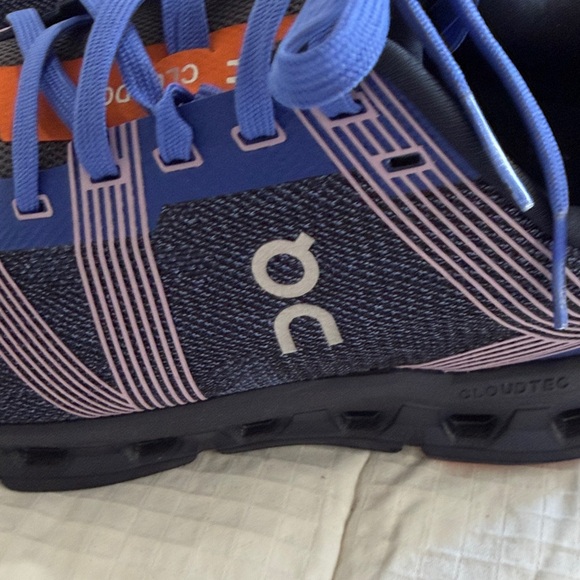 ON Cloudgo Running Shoes - Blue and Orange - Picture 2 of 9